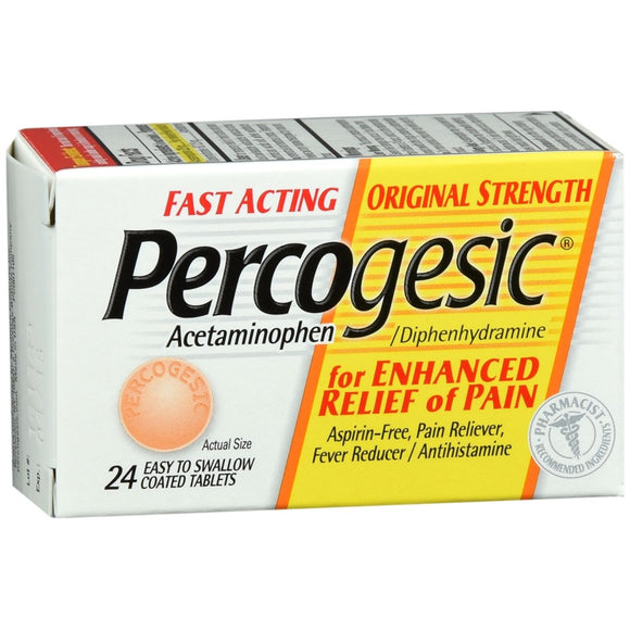 Percogesic Tablets Original Strength - 24 TB