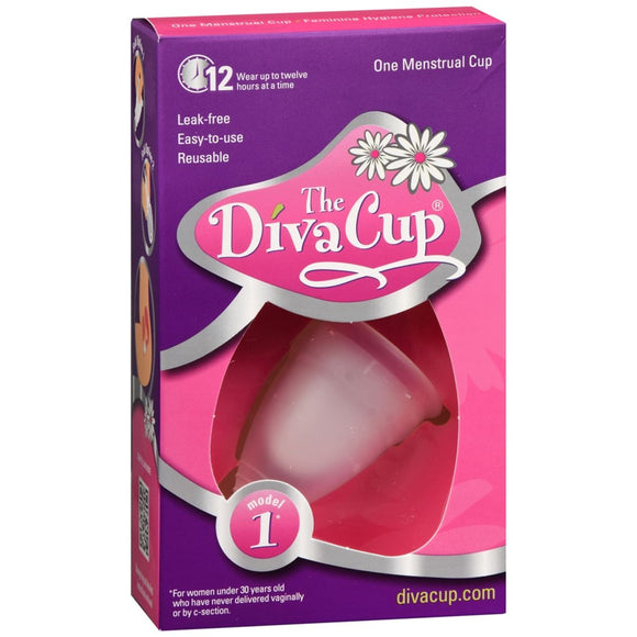 The DivaCup Menstrual Cup Model 1 - 1 EA