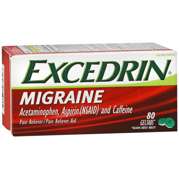 Excedrin Migraine Geltabs - 80 TB