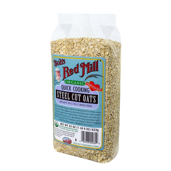 Bobs Red Mill Organic Quick Cooking Steel Cut Oats