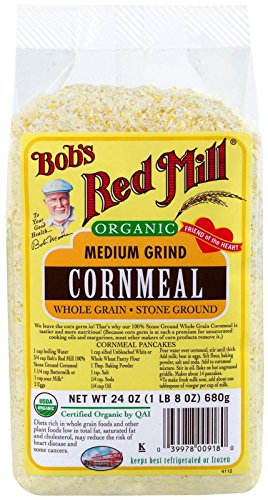 Bobs Red Mill Organic Whole Grain Medium Grind Cornmeal