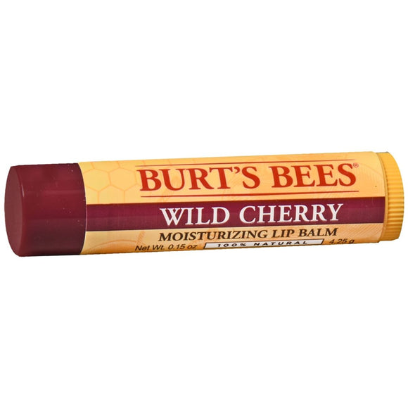 Burt's Bees Moisturizing Lip Balm Wild Cherry - 0.15 OZ