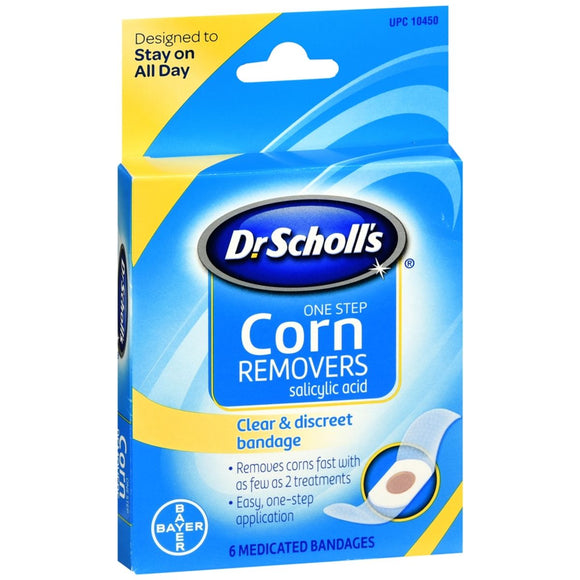 Dr. Scholl's One Step Corn Removers Medicated Bandages - 6 EA