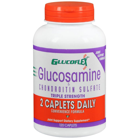 Glucoflex Glucosamine & Chondroitin Sulfate Triple Strength Caplets - 120 CP