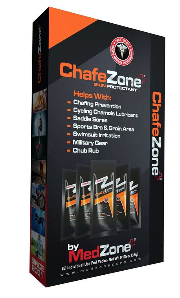 MedZone ChafeZone - Anti Chafe, Skin Protectant, 5 ct, 3.5 grams