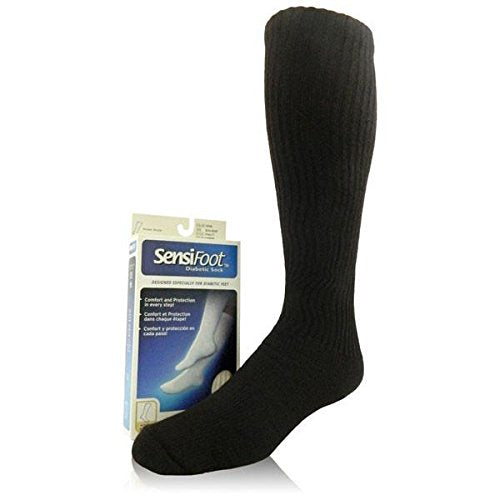 JOBST SENSIFOOT KNEE CLOSED TOE NAVY MD