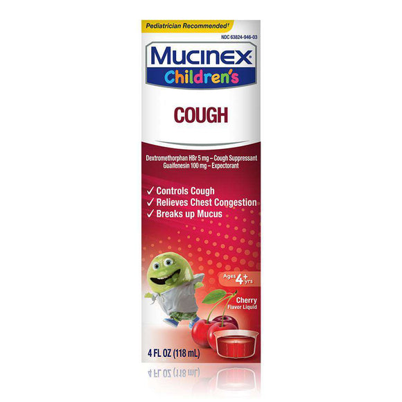 MUCINEX CHILD COUGH CHER 4OZ