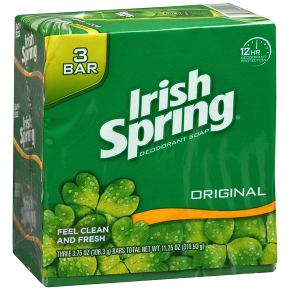 Irish Spring Deodorant Soap Original - 11.25 OZ