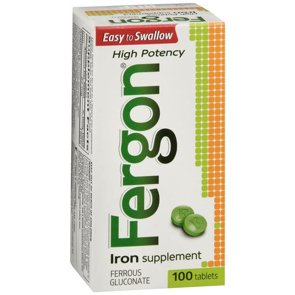 Fergon Iron Supplement Tablets - 100 TB