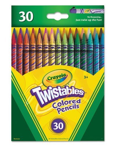 Crayola Twistables Colored Pencils, 30ct