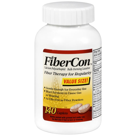 FiberCon Bulk-Forming Laxative Caplets - 140 CP