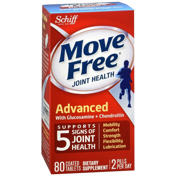 Schiff Move Advanced Free Joint Health Coated Tablets - 80 TB