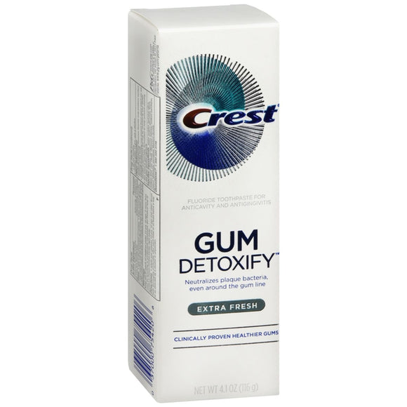 Crest Gum Detoxify Fluoride Toothpaste Extra Fresh 4.1 OZ