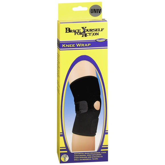 Bell-Horn Brace Yourself for Action Knee Wrap Black Universal 99320 - 1 EA