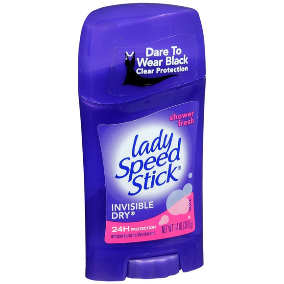 Lady Speed Stick Invisible Dry Antiperspirant Deodorant Shower Fresh - 1.4 OZ