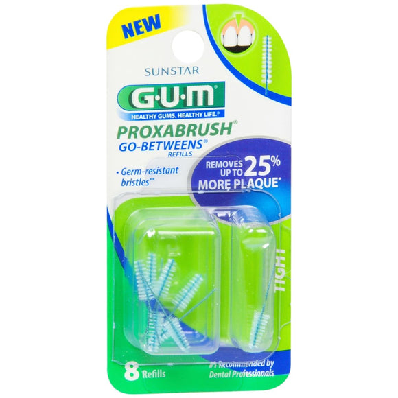 GUM Go-Betweens Proxabrush Refills Tight - 8 EA