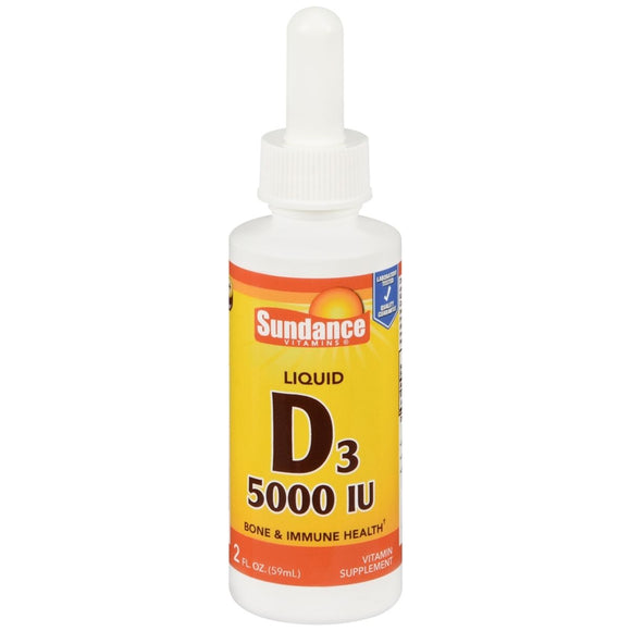 Sundance Vitamins D3 5000 IU Liquid - 2 OZ