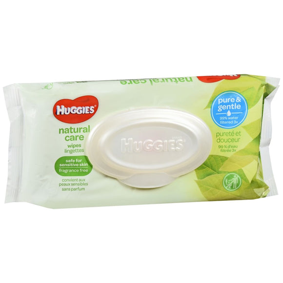 Huggies Natural Care Wipes Fragrance Free - 32 EA