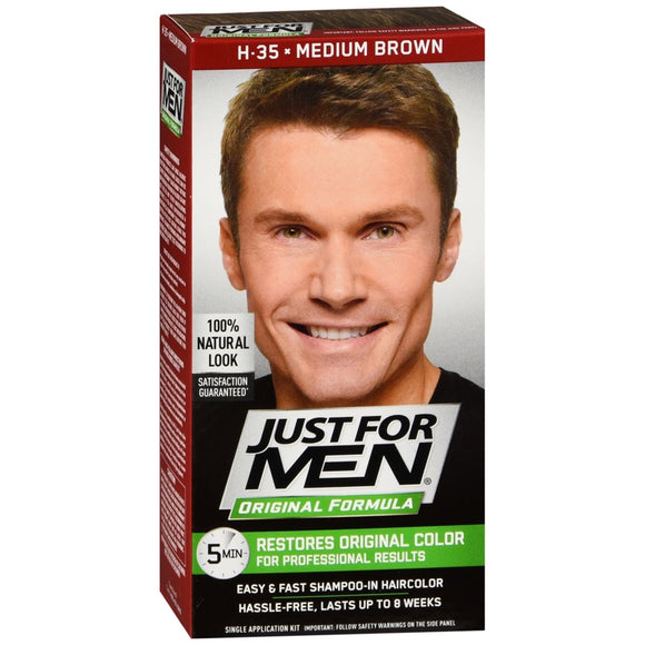 JUST FOR MEN Original Formula Haircolor Medium Brown H-35 - 1 EA