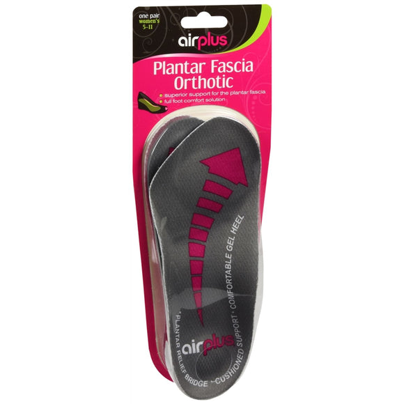 Airplus Plantar Fascia Orthotics Women's 5-11 1 Pr