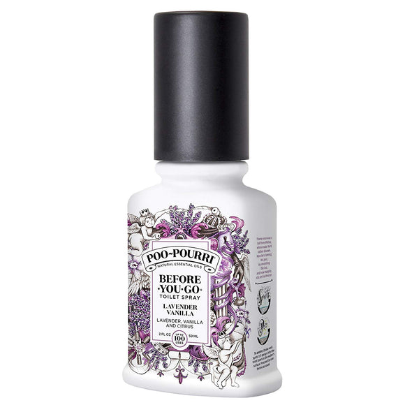 Poo-Pourri Before-You-Go Toilet Spray 2-Ounce Bottle, Lavender Vanilla Scent