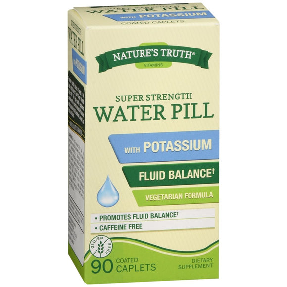 Nature's Truth Super Strength Water Pill With Potassium Tablets 90 TB