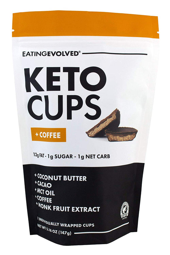 Eating Evolved Keto Cups - Coffee Keto Pouch - 5.25 oz.