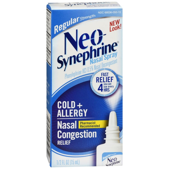 Neo-Synephrine Cold+Allergy Nasal Spray Regular Strength - 15 ML