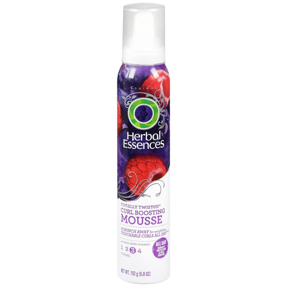 Herbal Essences Totally Twisted Curl Boosting Mousse Strong Hold - 6.8 OZ