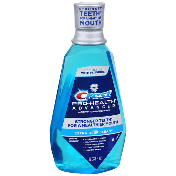Crest Pro-Health Advanced Anticavity Fluoride Mouthwash Extra Deep Clean - 1000 ML