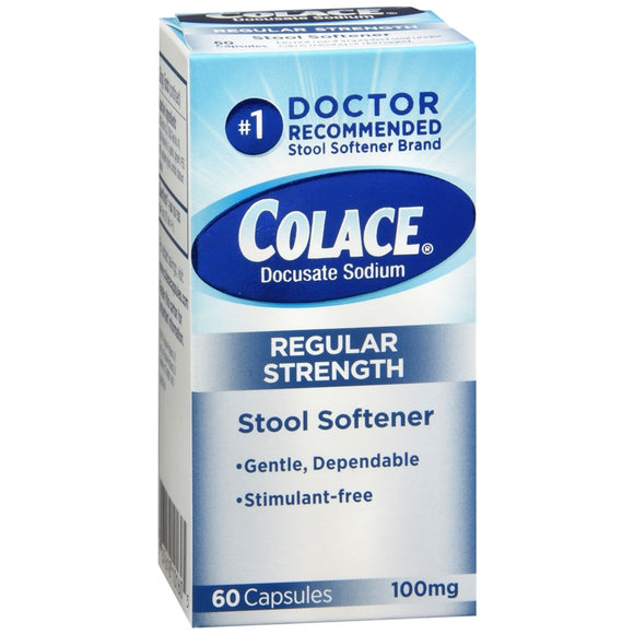 Colace Capsules Regular Strength - 60 CP