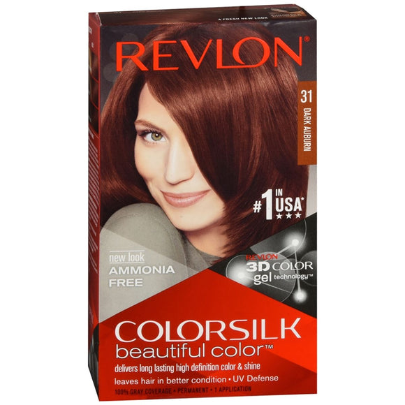 Revlon ColorSilk Beautiful Color Permanent Hair Color 31 Dark Auburn - 1 EA