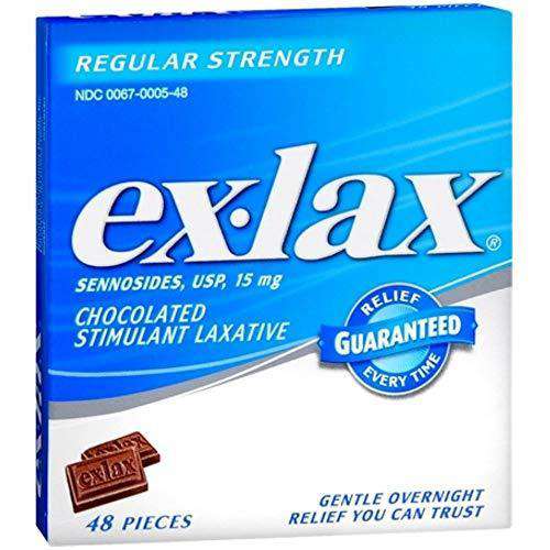 ex-lax Regular Strength Chocolate Stimulant Laxative