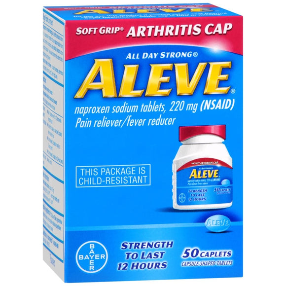 Aleve Pain Reliever/Fever Reducer Caplets - 50 CP