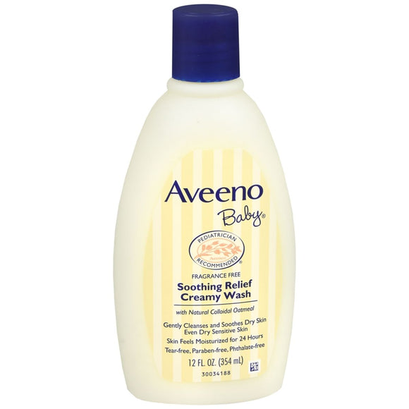 AVEENO Baby Soothing Relief Creamy Wash - 12 OZ