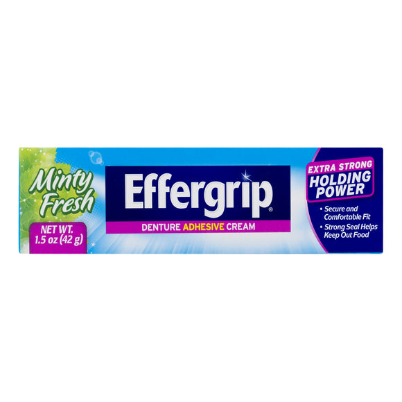 Effergrip Denture Adhesive Cream - 1.5 OZ