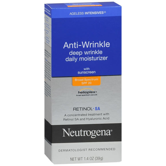 Neutrogena Ageless Intensives Anti-Wrinkle Deep Wrinkle Daily Moisturizer SPF 20 - 1.4 OZ