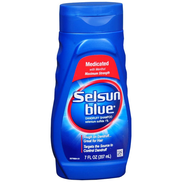 Selsun Blue Dandruff Shampoo Medicated - 7 OZ