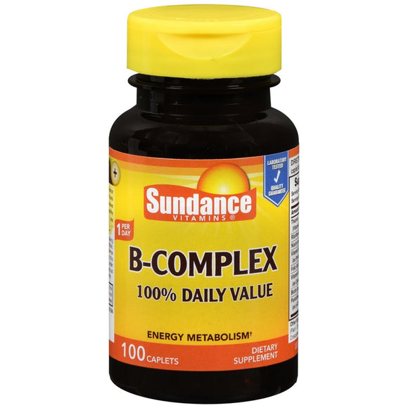 Sundance Vitamins B-Complex Caplets - 100 TB