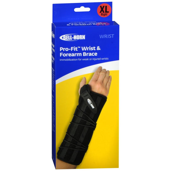 Bell-Horn Pro-Fit Wrist & Forearm Brace Black X-Large Right BH87501 1 EA