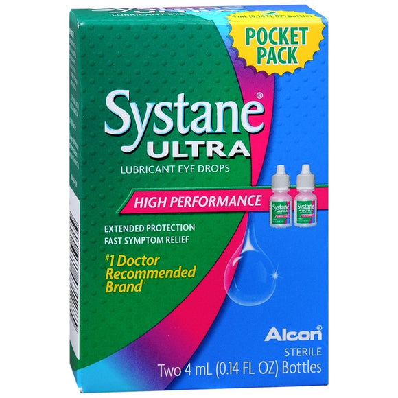 Systane Ultra Lubricant Eye Drops 2 Pack - 8 ML