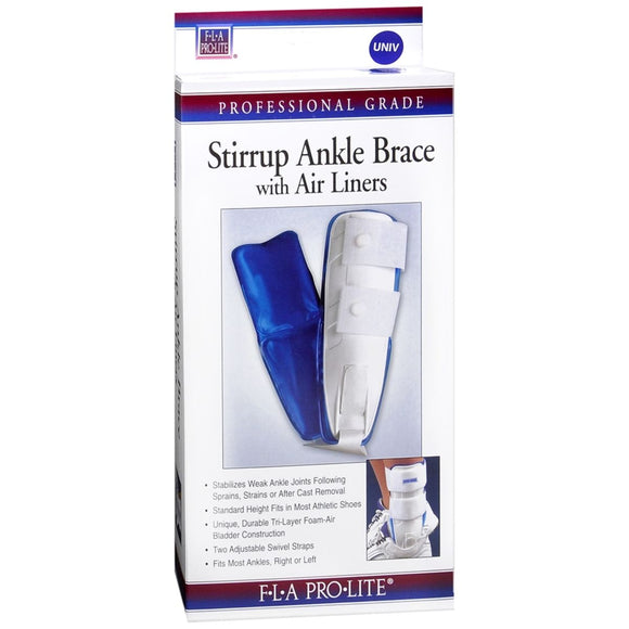 FLA Orthopedics Pro-Lite Stirrup Ankle Brace with Air Liners 40-908 - 1 EA