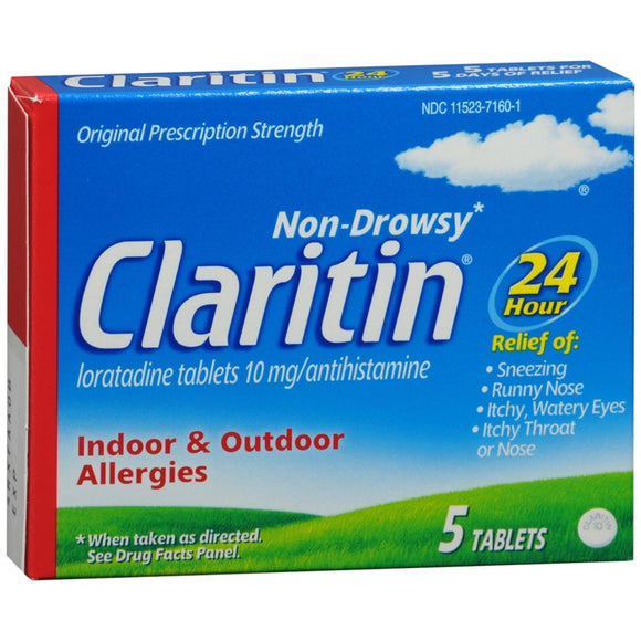 CLARITIN 24 Hour Allergy Tablets - 5 TB