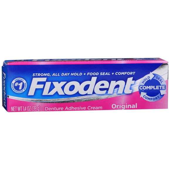 Fixodent Denture Adhesive Cream Original - 1.4 OZ