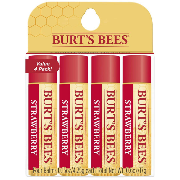 Burts Bees Lip Balm Strawberry 12/4x0.15oz