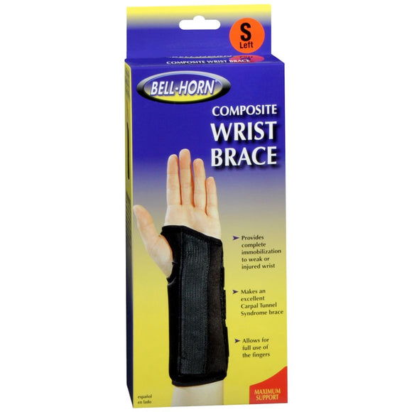 Bell-Horn Composite Wrist Brace Black S Left 206 - 1 EA