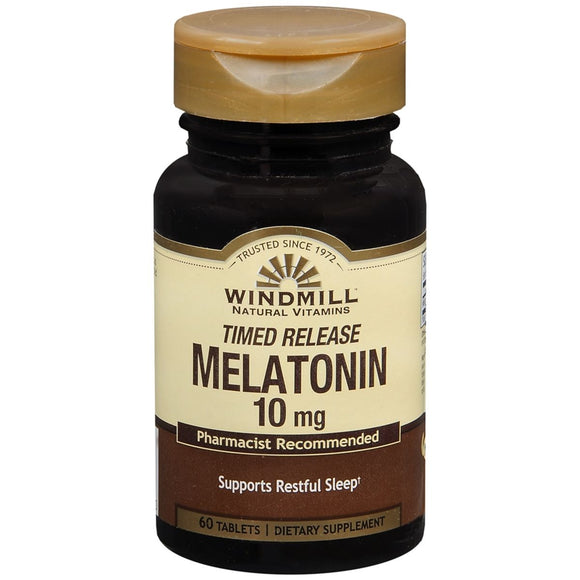 Windmill Melatonin 10 mg Tablets Timed Release - 60 TB