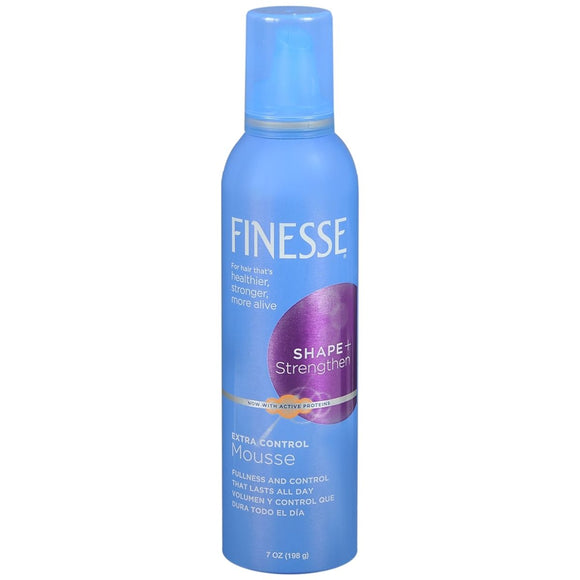 Finesse Shape + Strengthen Extra Control Mousse - 7 OZ