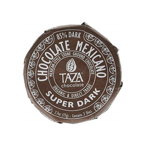 Taza Chocolate Organic Chocolate Mexicano Discs - Super Dark- 2.7 oz.