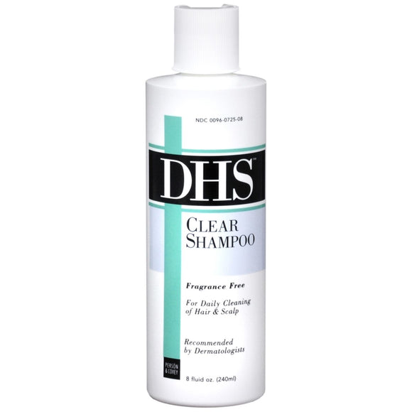 DHS Clear Shampoo Fragrance Free - 8 OZ